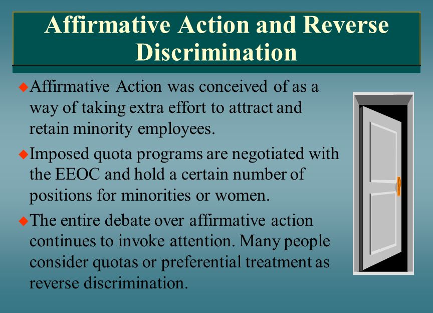 Quota Programs Affirmative Action