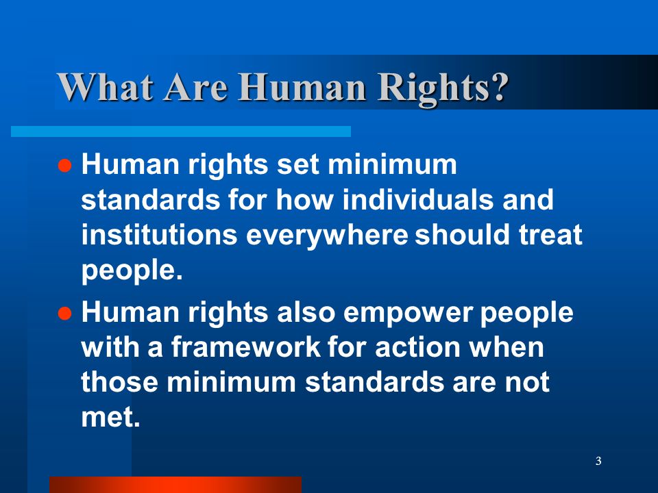 3 What Are Human Rights.