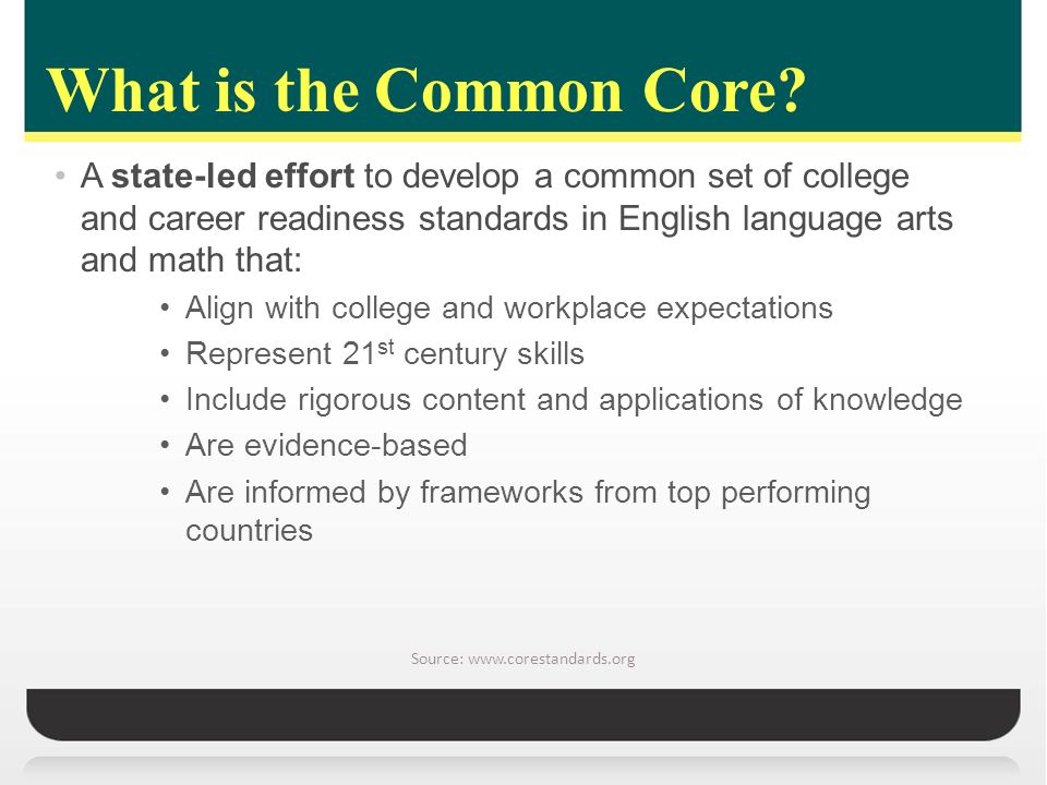 What is the Common Core.