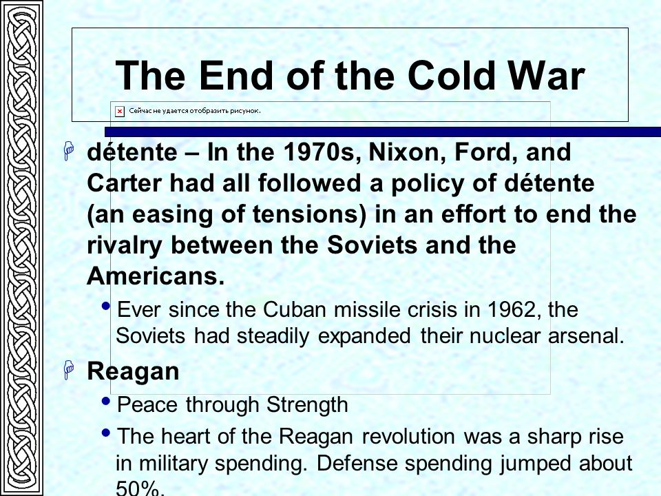 detente cold war detente cold war