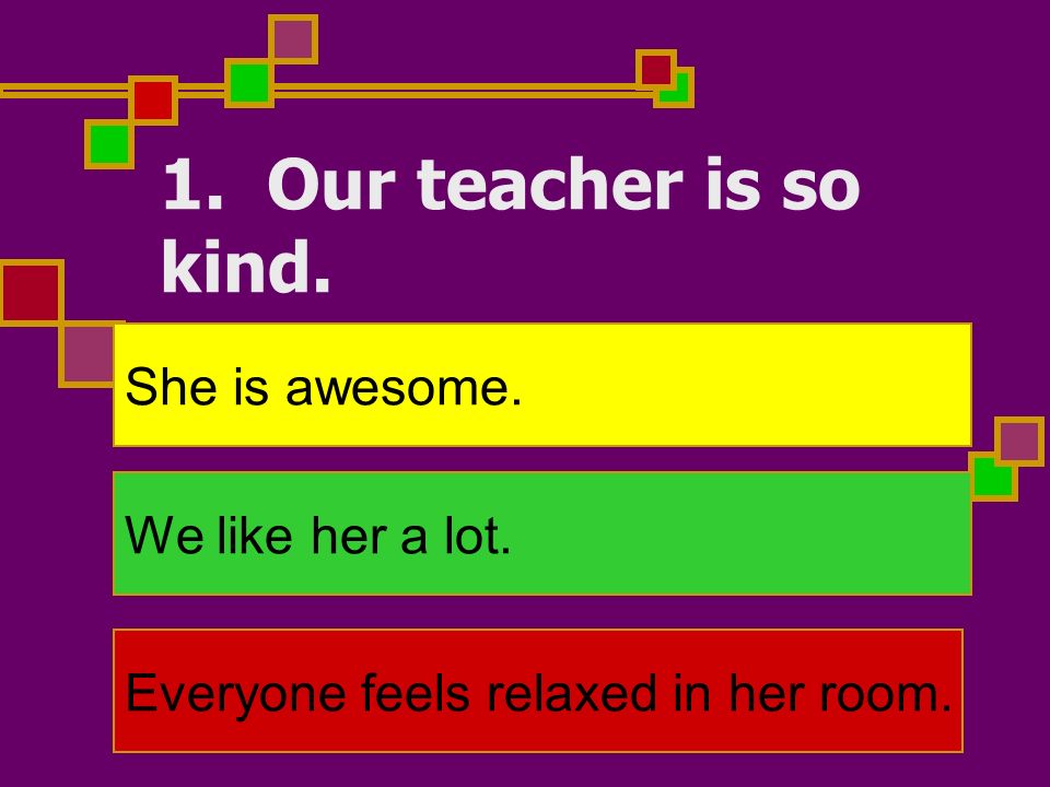 best In the following sentences, choose the box below that best tells more about the topic sentence.