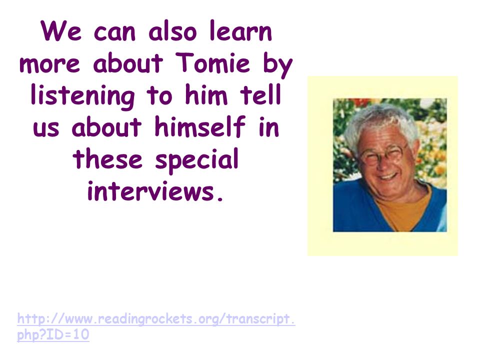 We can also learn more about Tomie by listening to him tell us about himself in these special interviews.