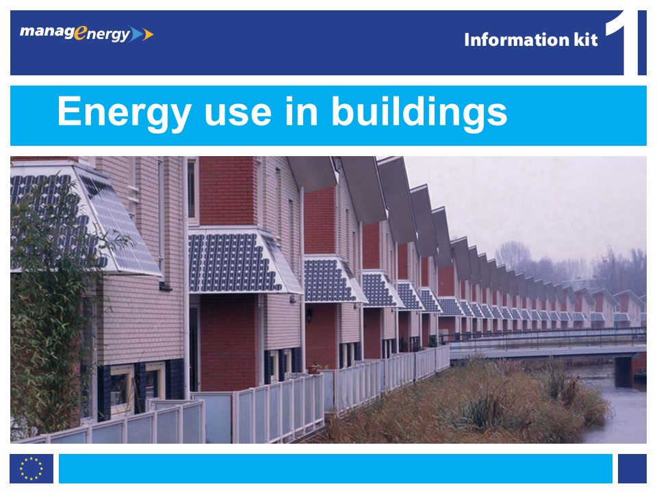 1 1 Energy use in buildings 1