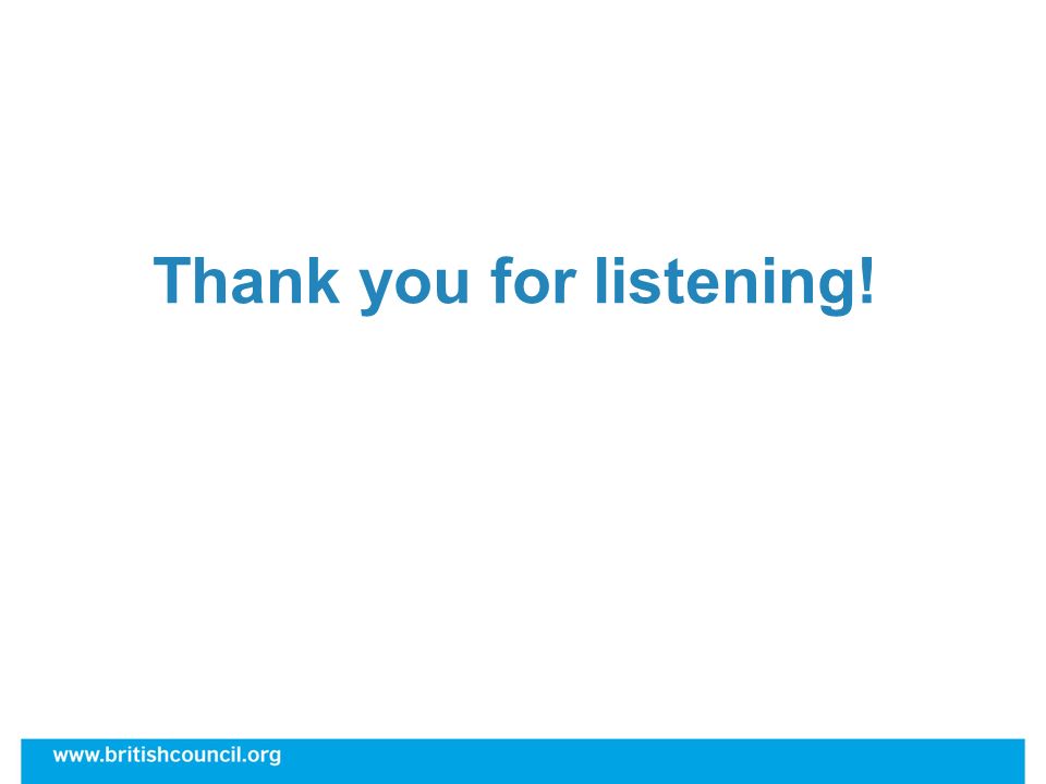 Thank you for listening!