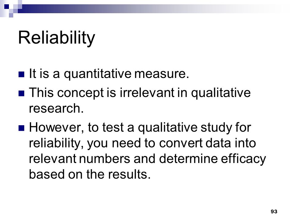 validity and reliability of quantitative research validity and reliability of quantitative research