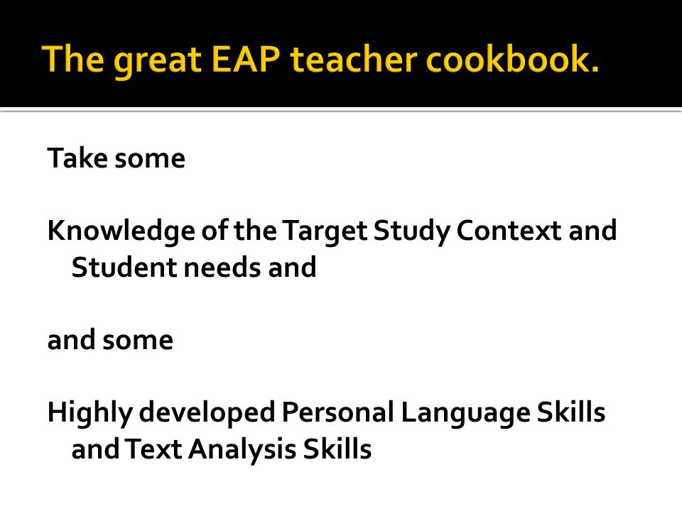 Take some Knowledge of the Target Study Context and Student needs and and some Highly developed Personal Language Skills and Text Analysis Skills