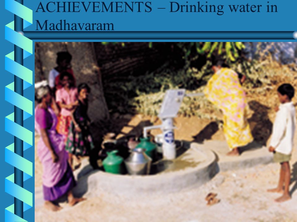ACHIEVEMENTS – Drinking water in Madhavaram