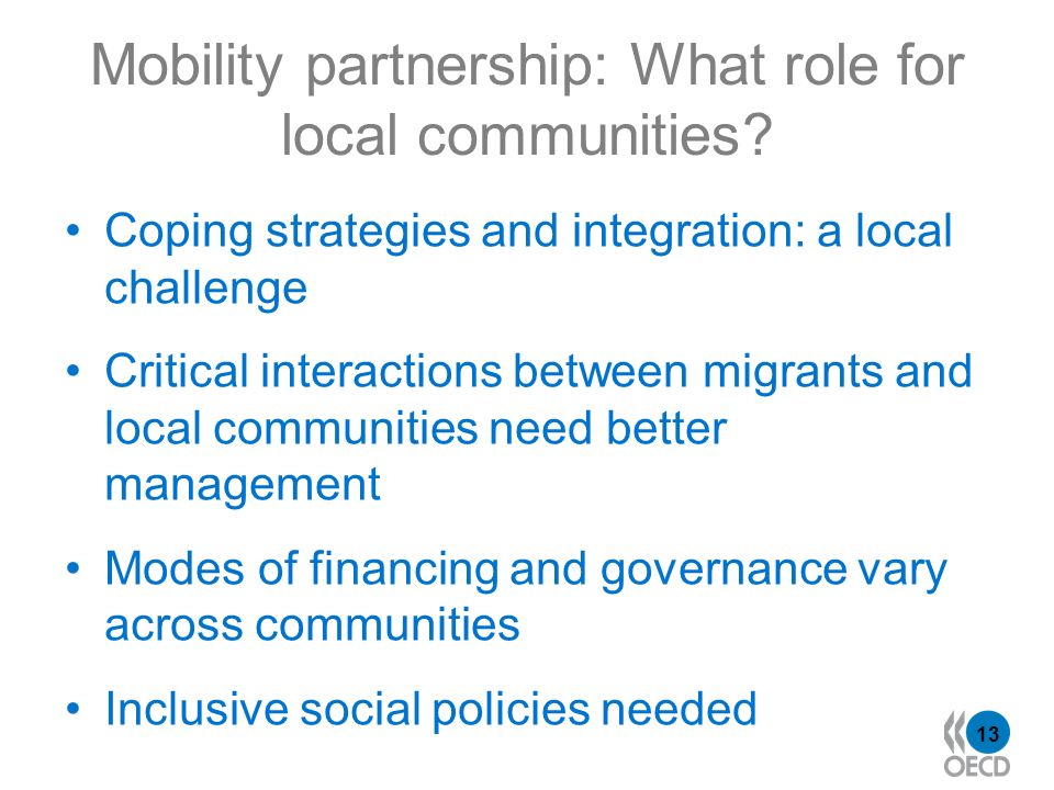 13 Mobility partnership: What role for local communities.