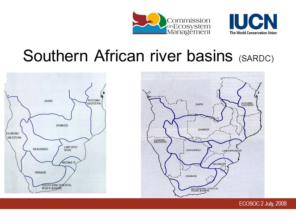 ECOSOC 2 July, 2008 Southern African river basins (SARDC)