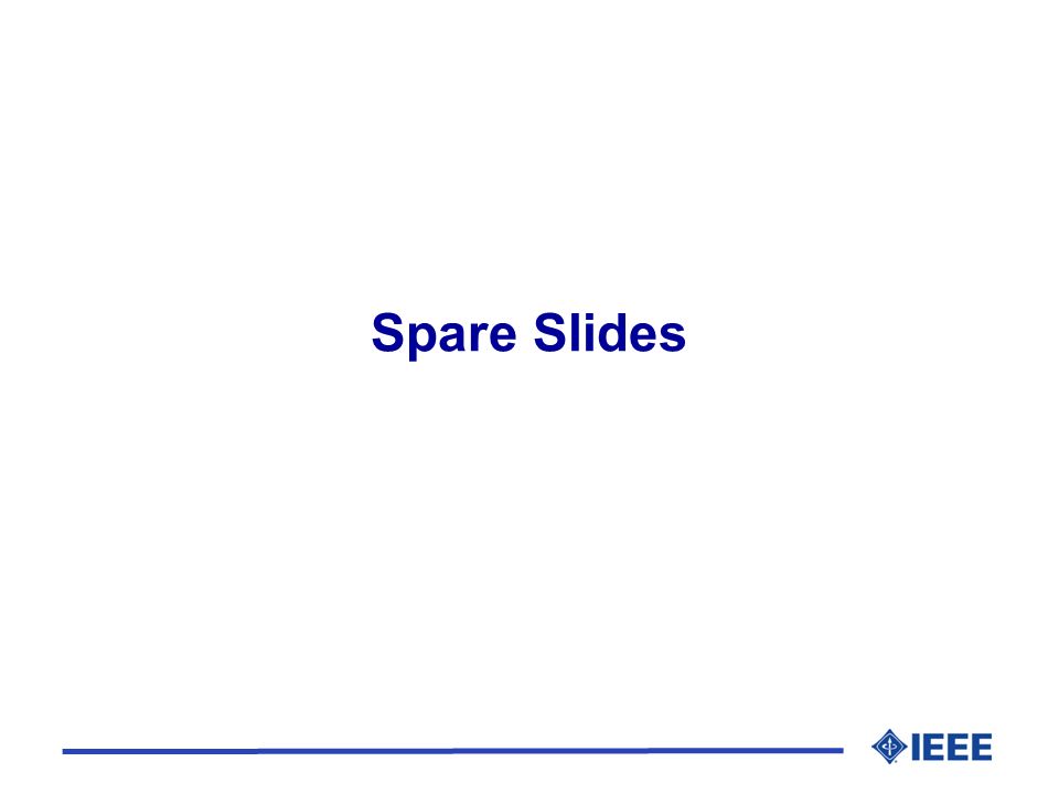 Spare Slides