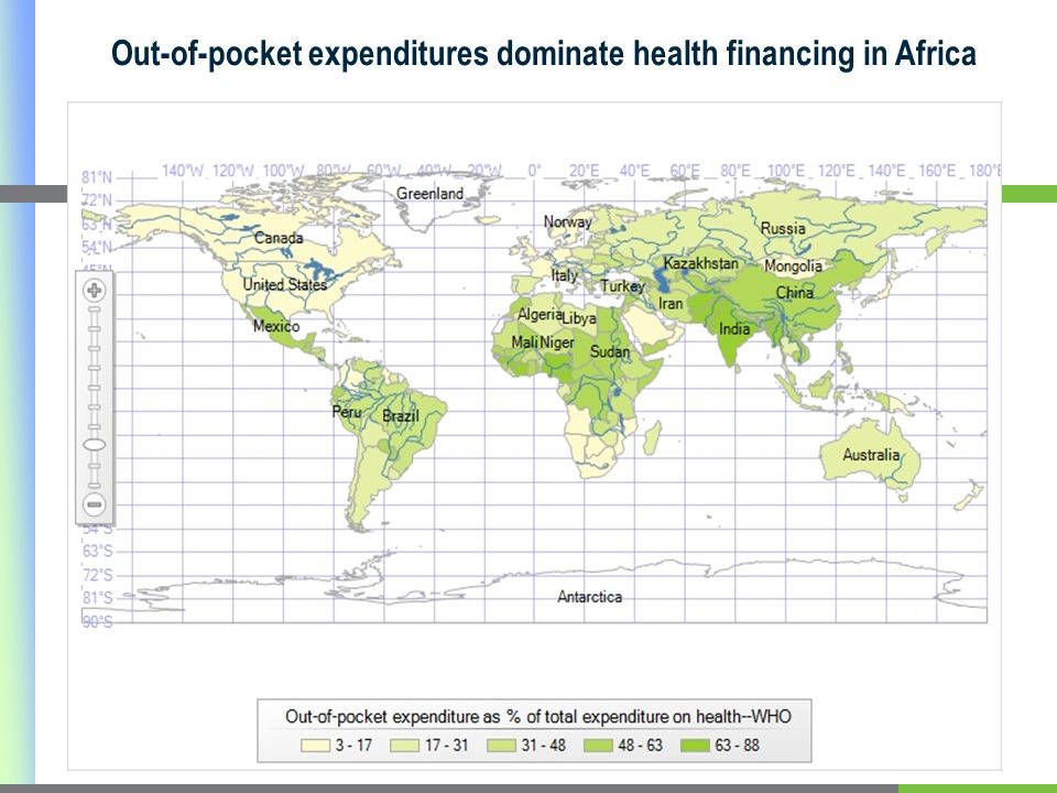 Out-of-pocket expenditures dominate health financing in Africa