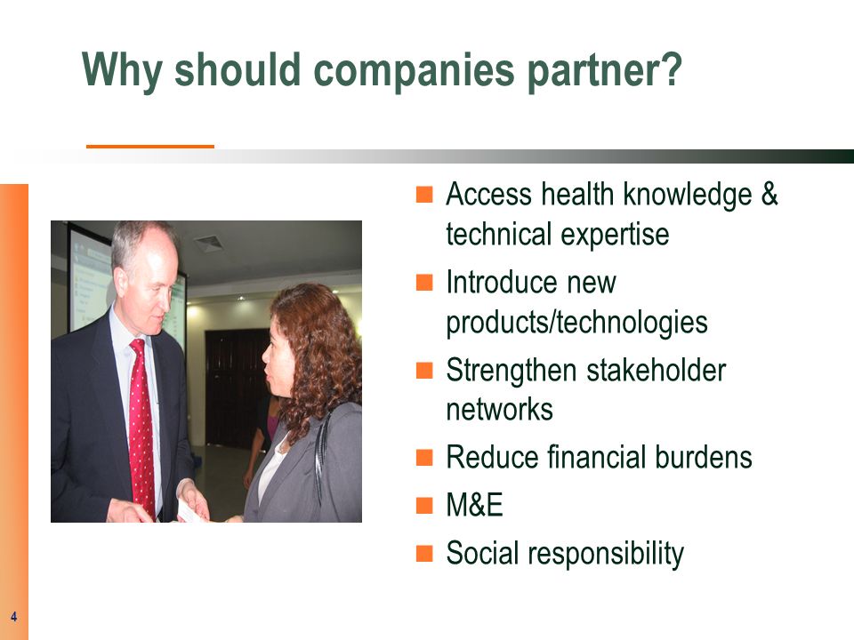 Why should companies partner.