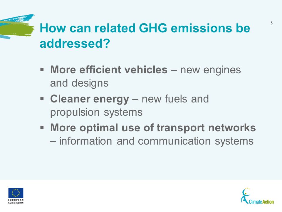 5 How can related GHG emissions be addressed.