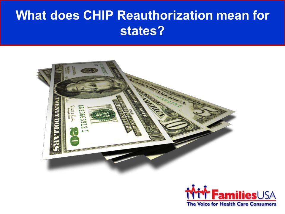 What does CHIP Reauthorization mean for states