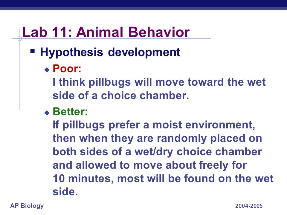 Ap Biology Lab Manual Lab 11 Animal Behavior