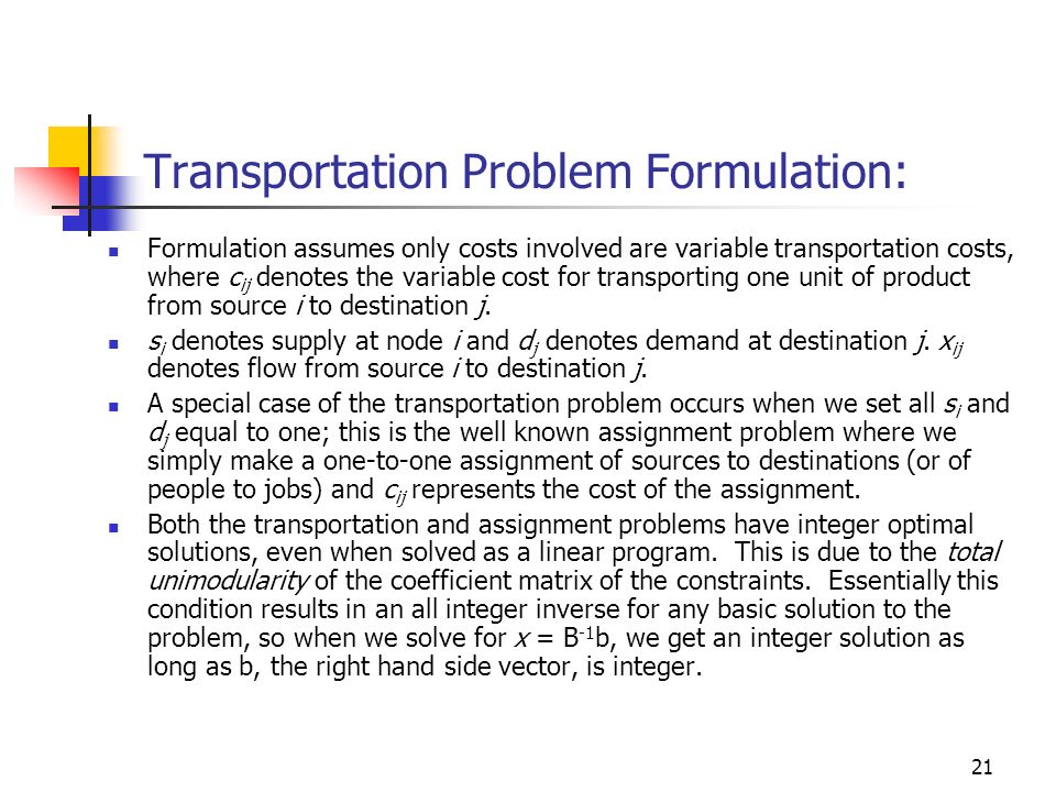 Linear Assignment Problem