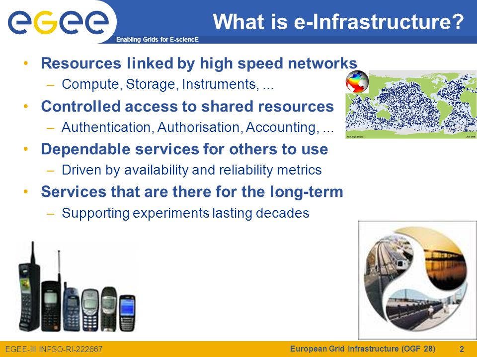 Enabling Grids for E-sciencE EGEE-III INFSO-RI What is e-Infrastructure.