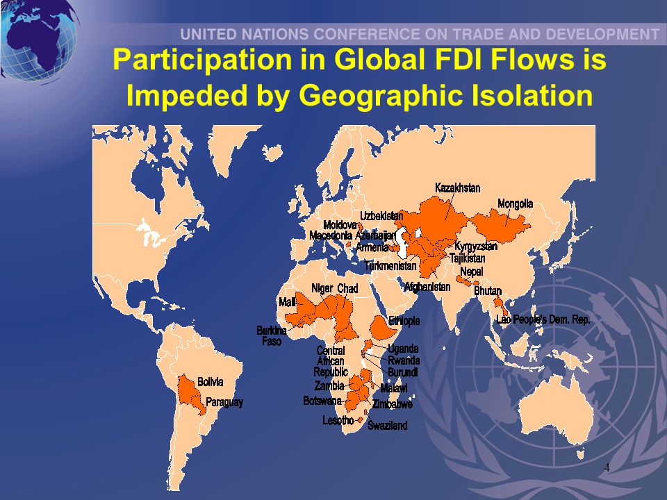 4 Participation in Global FDI Flows is Impeded by Geographic Isolation