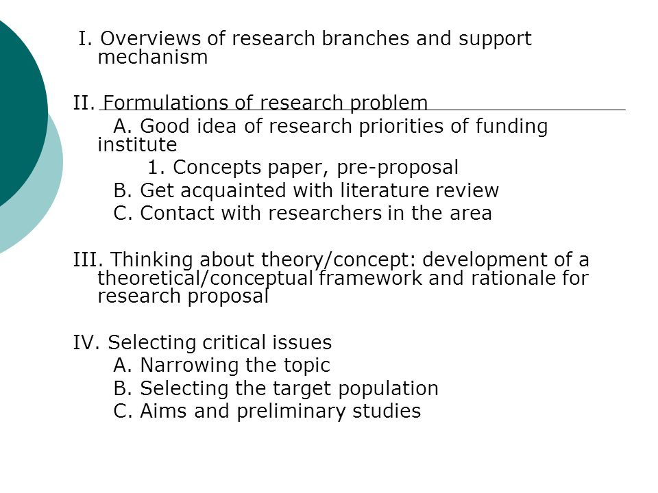 Rationale Of The Study Research Paper