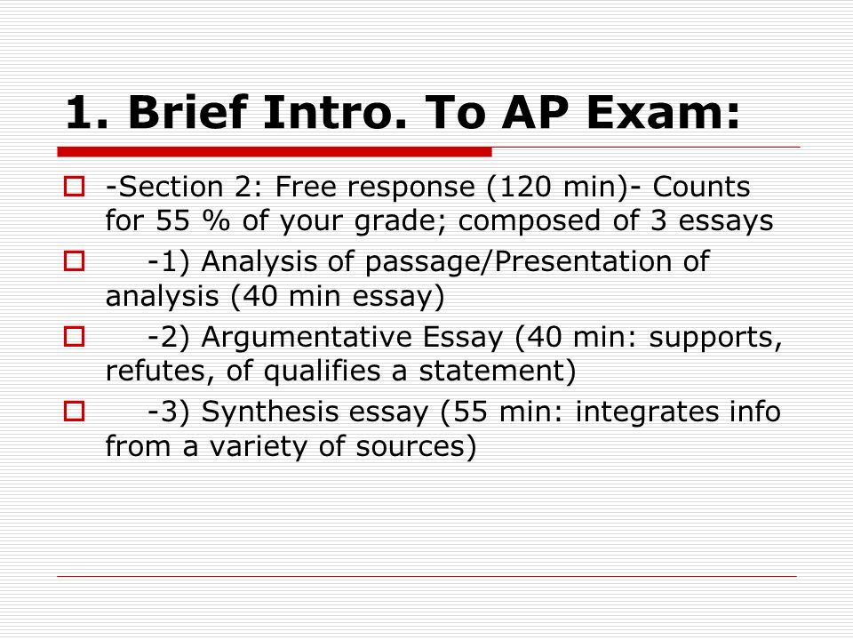 Intros To Essays