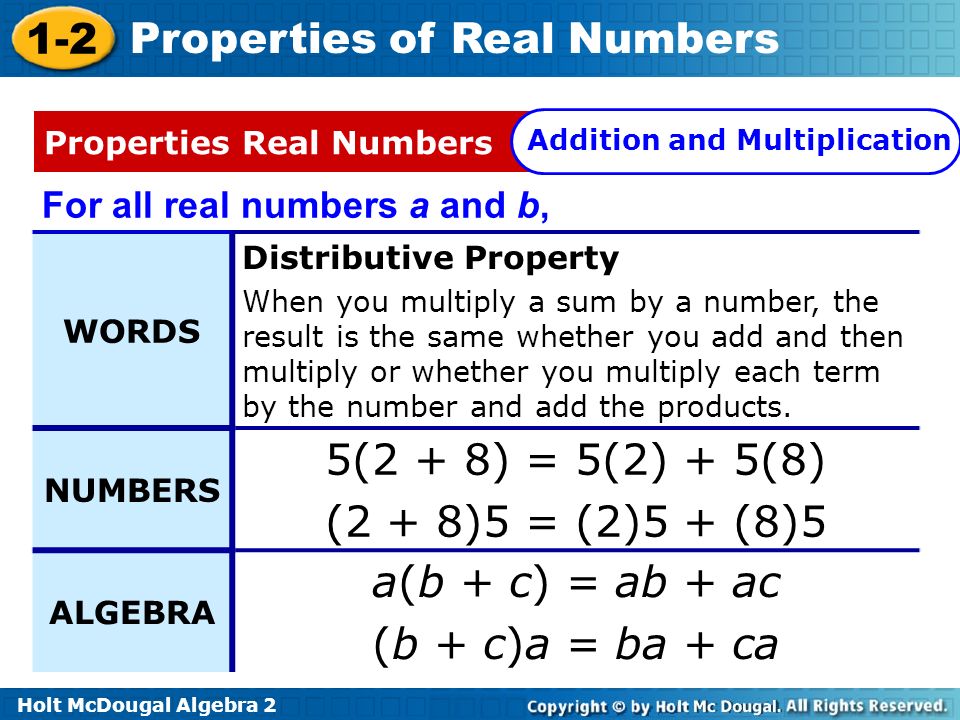 Properties Of Real Numbers Worksheet Algebra 2 Properties Of Real Numbers Especially Distributive Property
