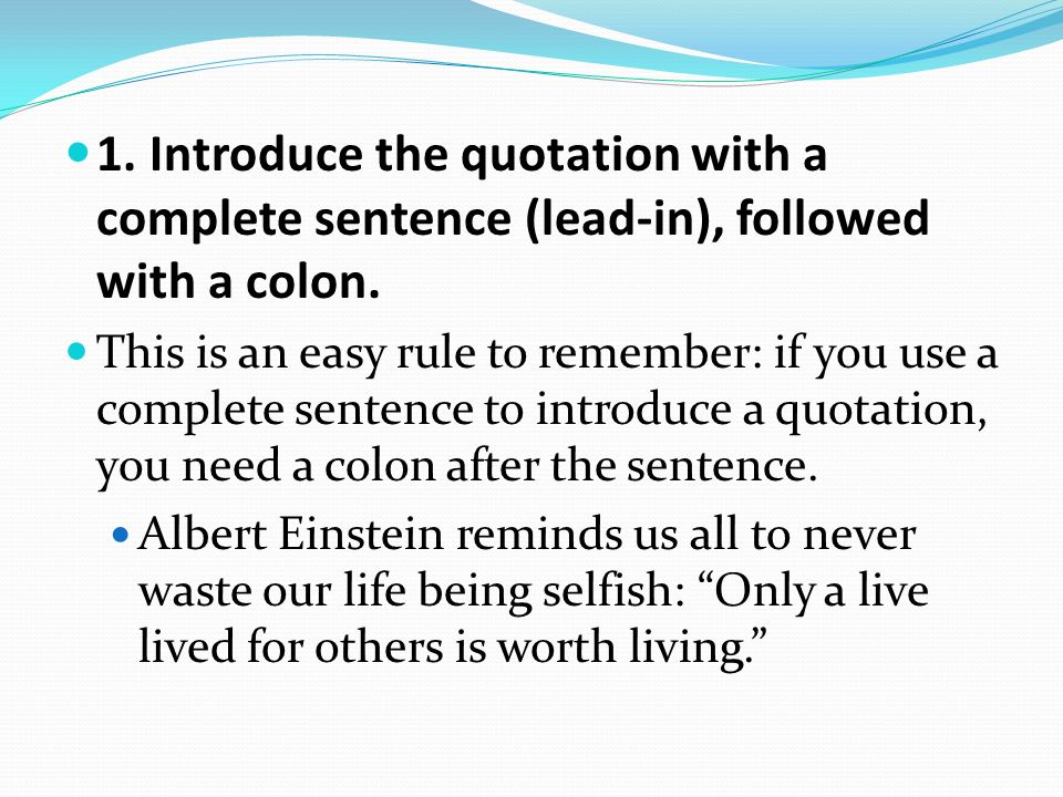 How to introduce a quote in a persuasive essay