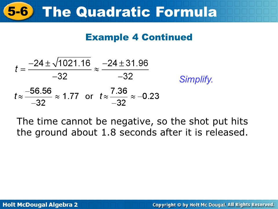 Quadratic Equation Example Fedinvest Example 3 Using The Quadratic Formula Khan Academy