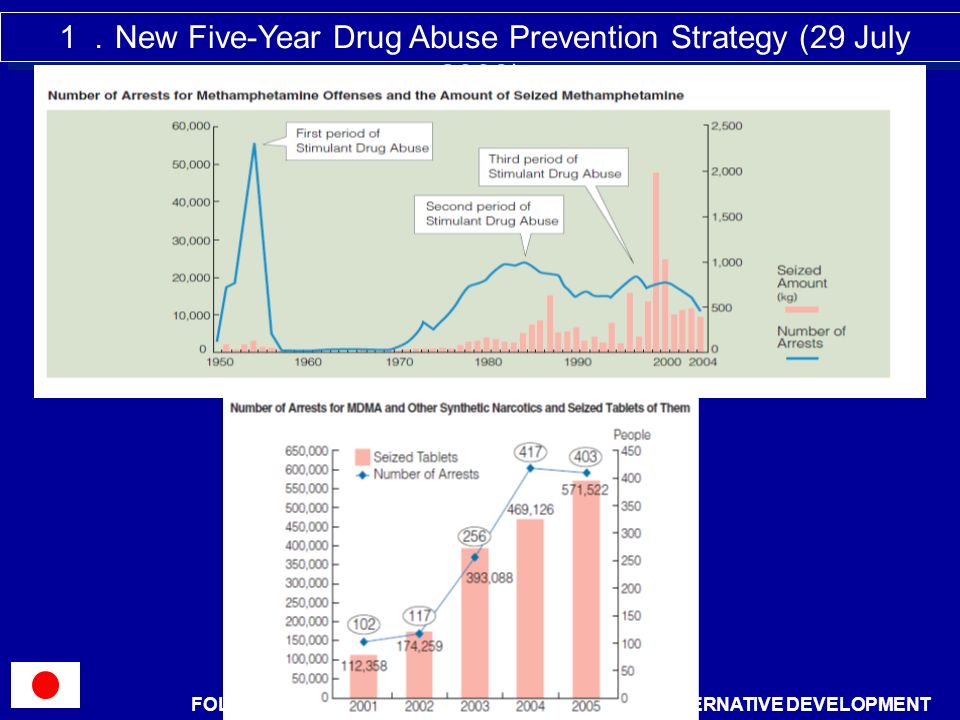 New Five-Year Drug Abuse Prevention Strategy (29 July 2003) FOLLOW-UP ON THE PREVIOUS ARF SEMINAR ON ALTERNATIVE DEVELOPMENT