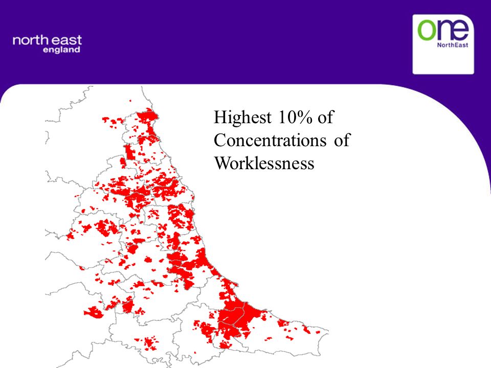 Highest 10% of Concentrations of Worklessness