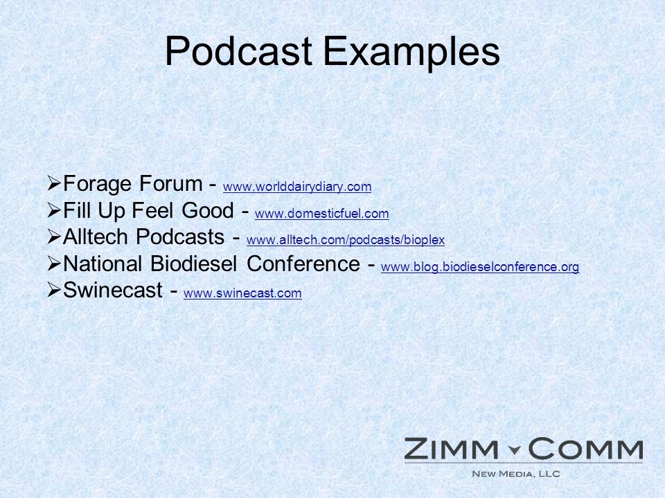 Podcast Examples Forage Forum Fill Up Feel Good Alltech Podcasts National Biodiesel Conference Swinecast -