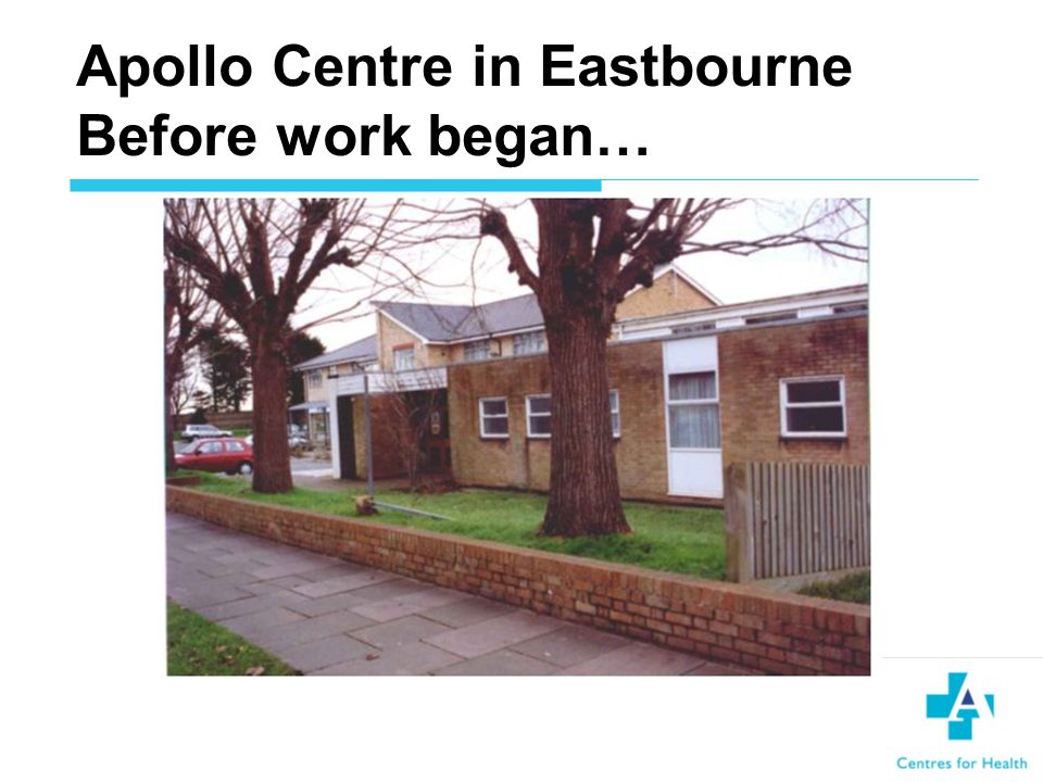 Apollo Centre in Eastbourne Before work began…