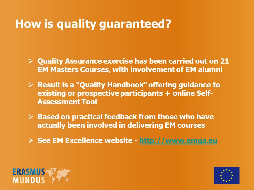 How is quality guaranteed.