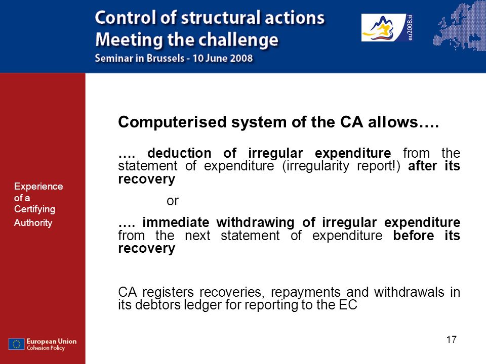 17 Computerised system of the CA allows…. ….