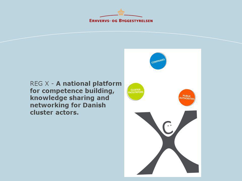 REG X - A national platform for competence building, knowledge sharing and networking for Danish cluster actors.