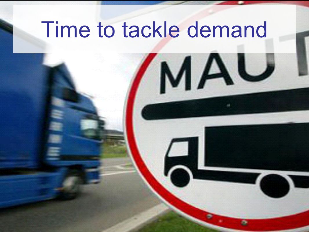Time to tackle demand