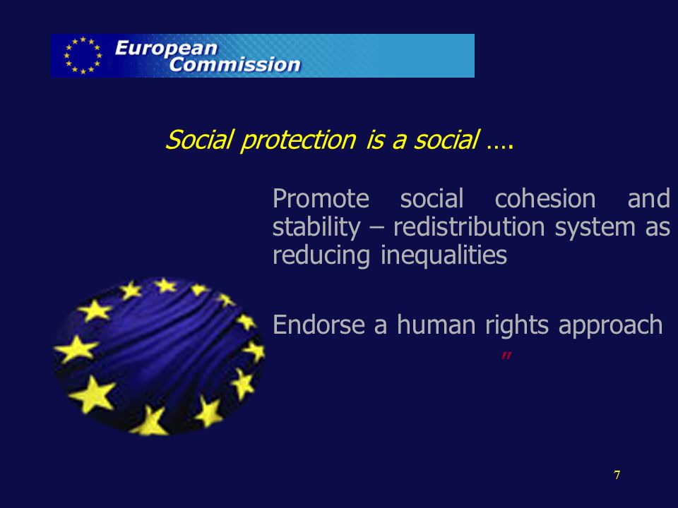 Social protection is a social ….