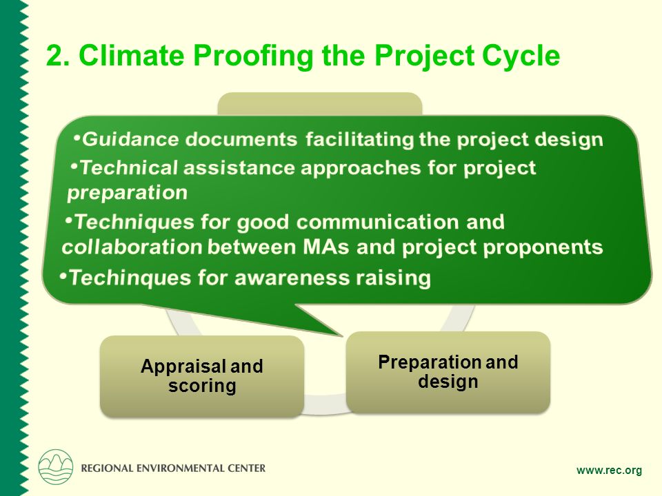 ProgrammingProject Selection Preparation and design Appraisal and scoring Implementation and monitoring 2.