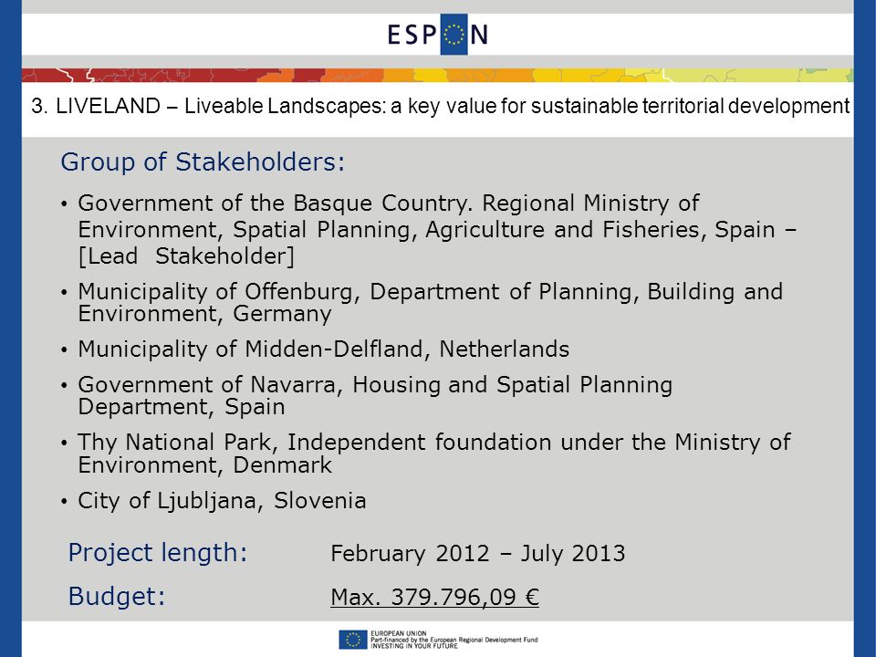 Group of Stakeholders: Government of the Basque Country.