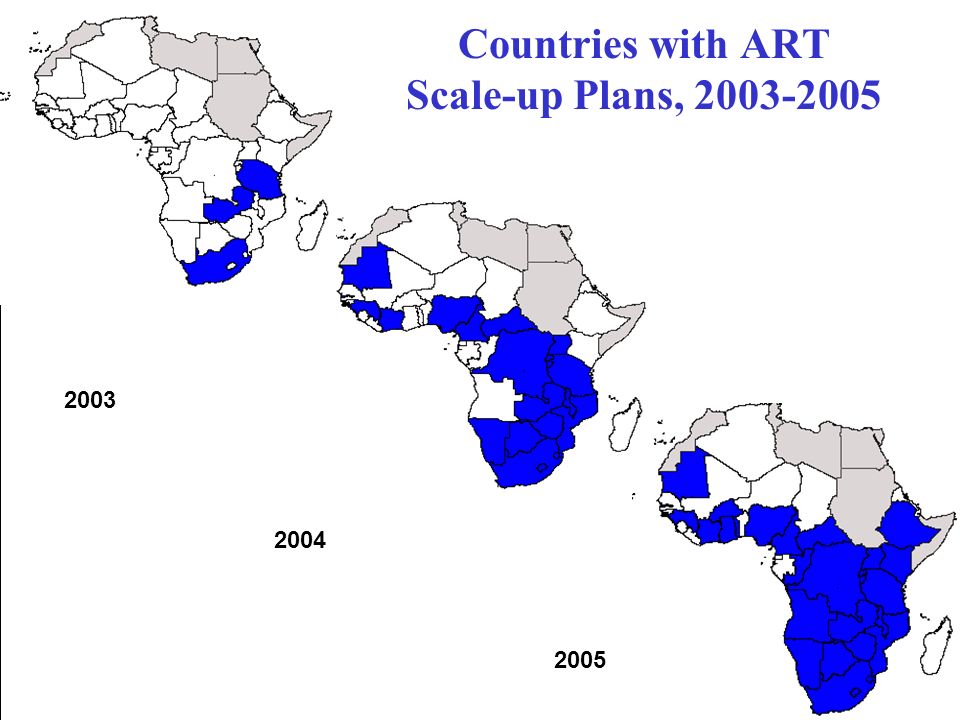 Countries with ART Scale-up Plans,