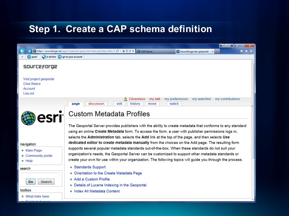 Step 1. Create a CAP schema definition