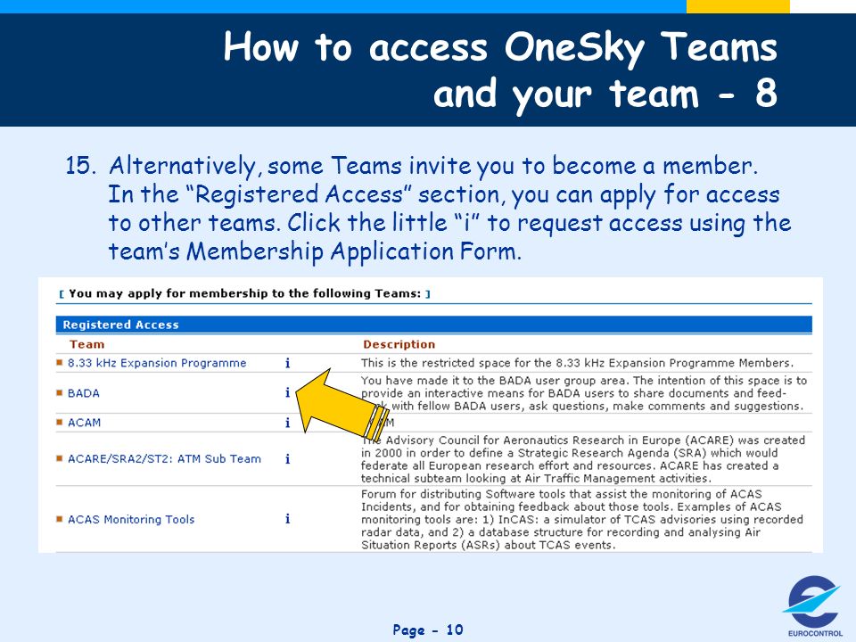 Click to edit Master title style Page Alternatively, some Teams invite you to become a member.