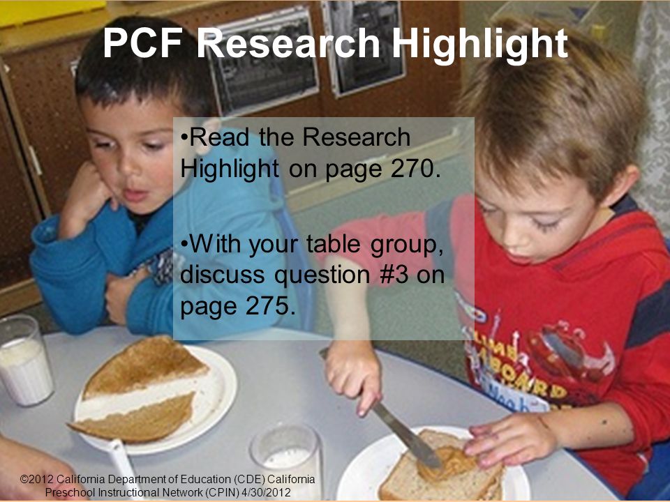 30 PCF Research Highlight Read the Research Highlight on page 270.