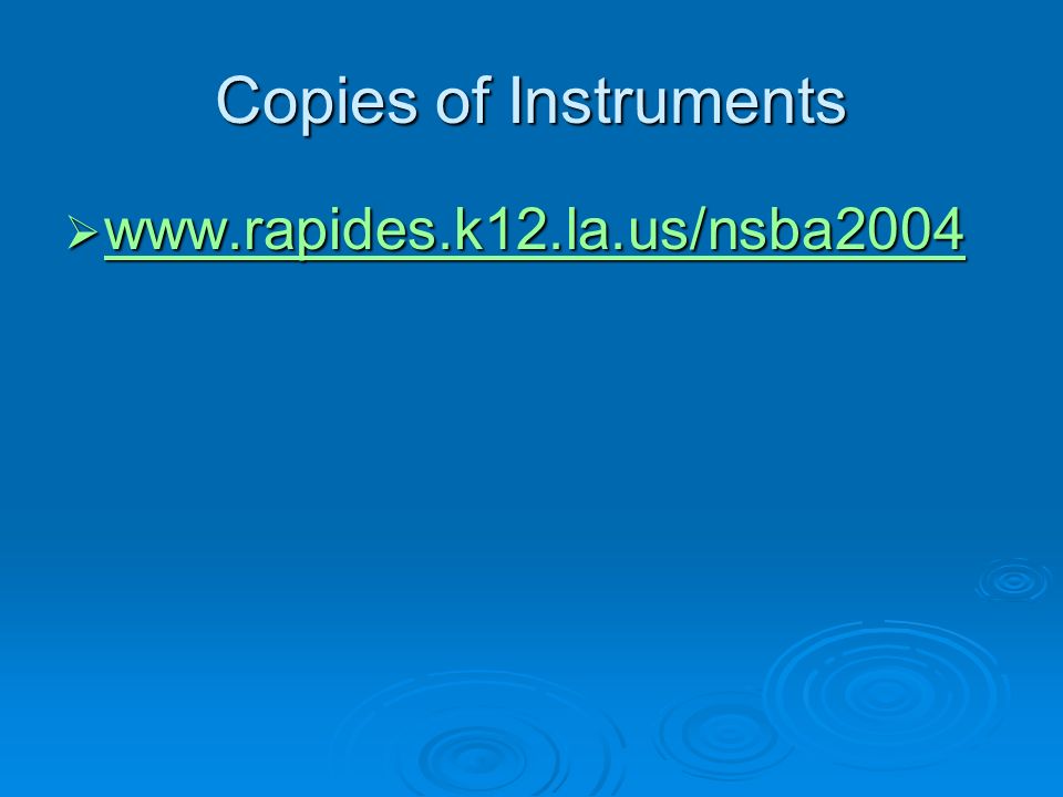 Copies of Instruments