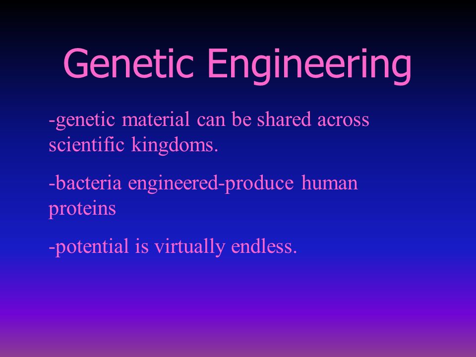 Transgenic Organisms -GMO- genetically modified organism.