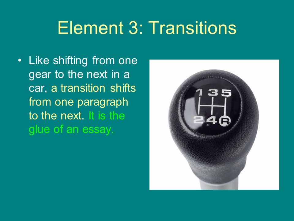Elements of a multi paragraph essay