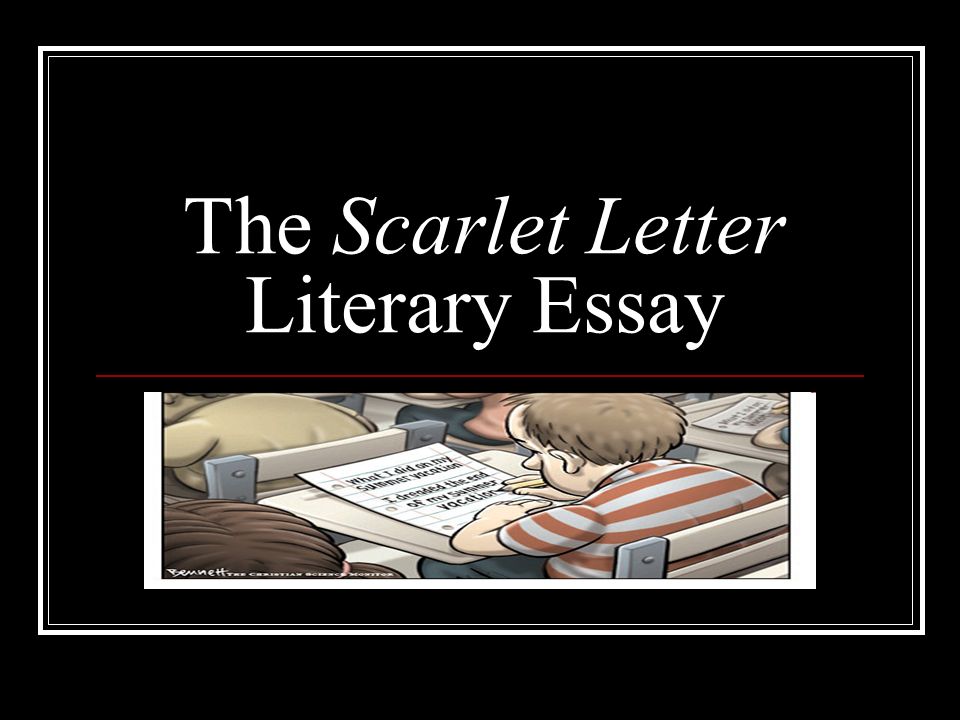 Scarlet letter research paper thesis