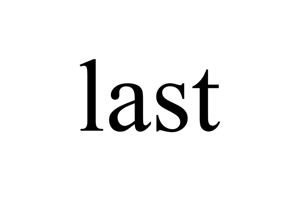 last