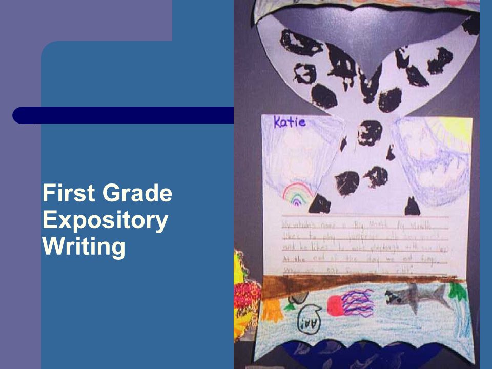 First Grade Expository Writing
