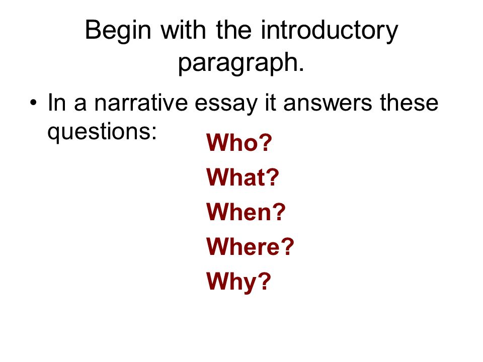 How to Write a Narrative Essay - FREE Sample Letter