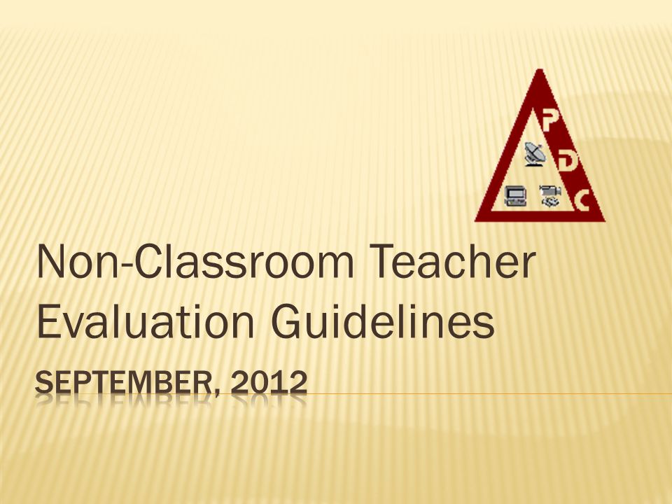 Non-Classroom Teacher Evaluation Guidelines